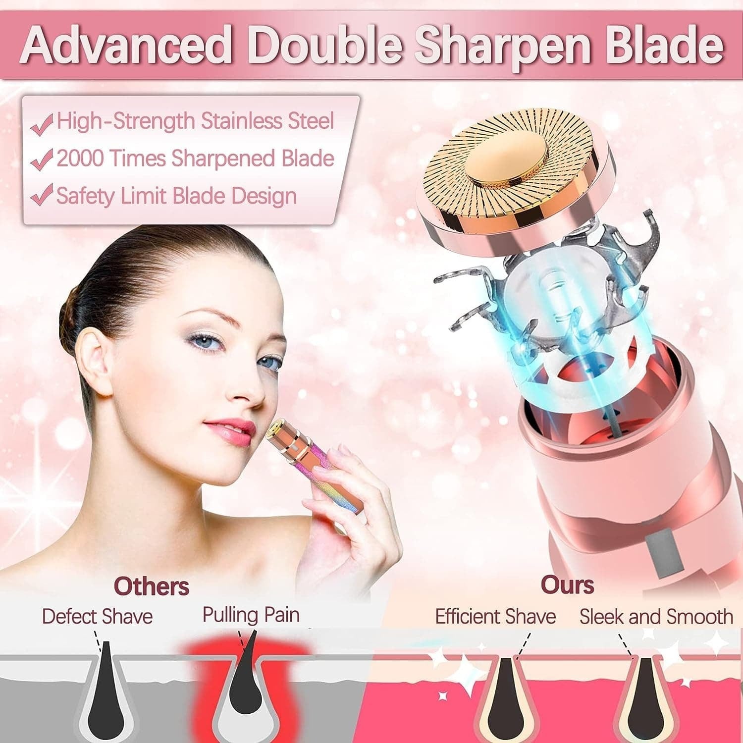 2-in-1 Electric Eyebrow Trimmer &amp; Shaver