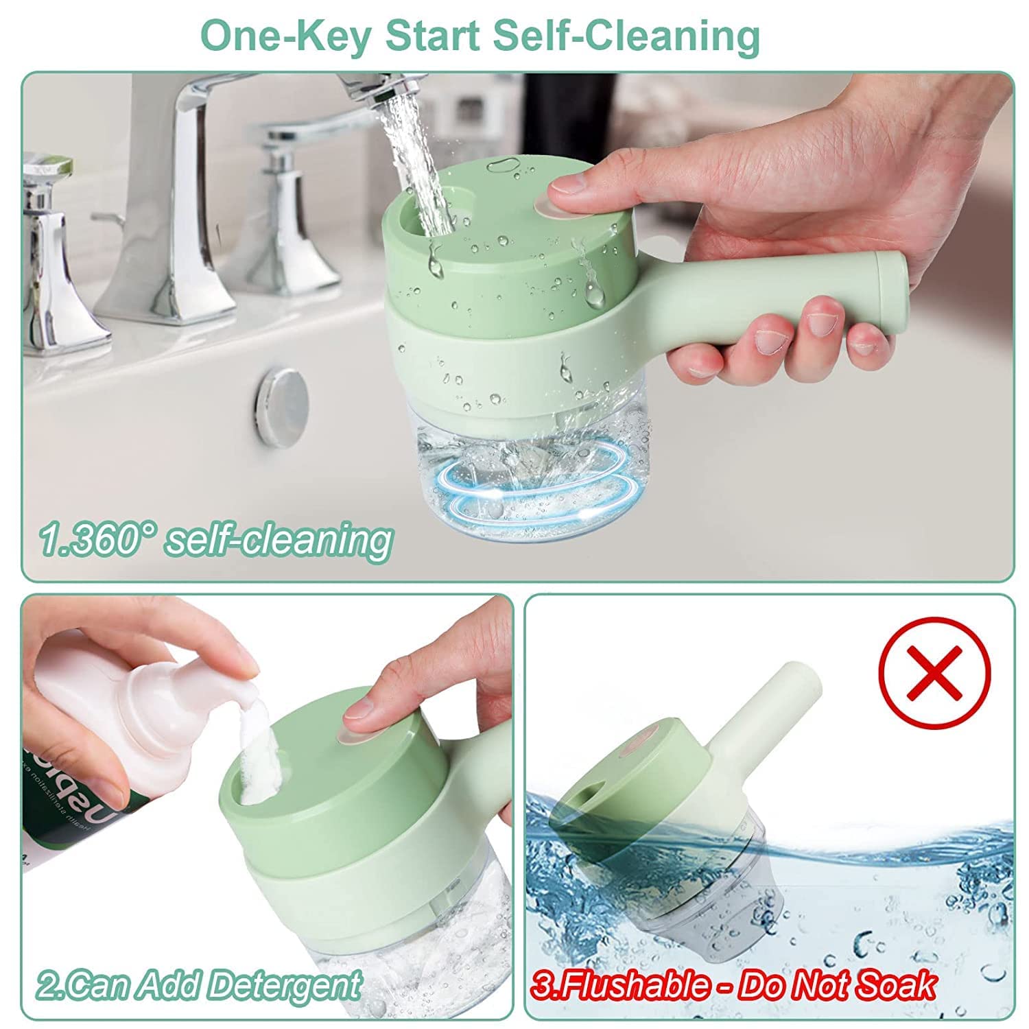 5 in 1 Handheld Electric Vegetable Cutter Set