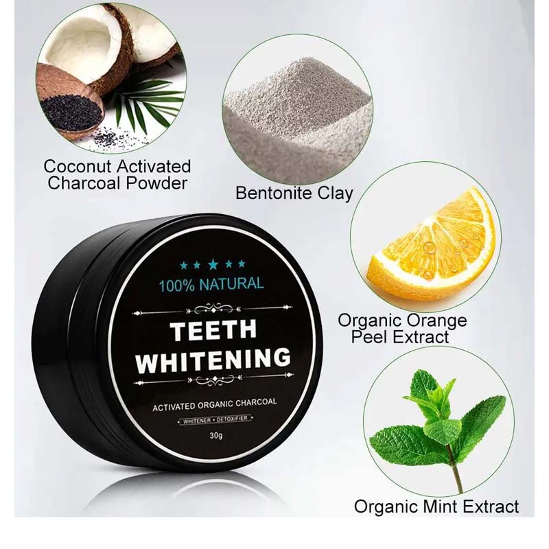 Teeth Whitening Charcoal Powder (Organic) (30g)