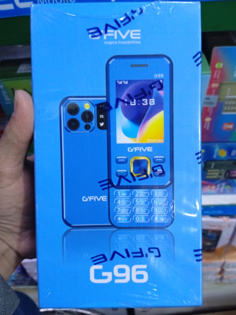 Gfive G96 Slider Mobile | 2.4" QVGA Display | Dual SIM | PTA Approved | 2000mAh Battery (Random Colour)