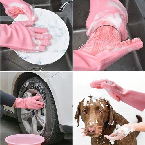 Silicone Dishwashing Gloves Durable Quality