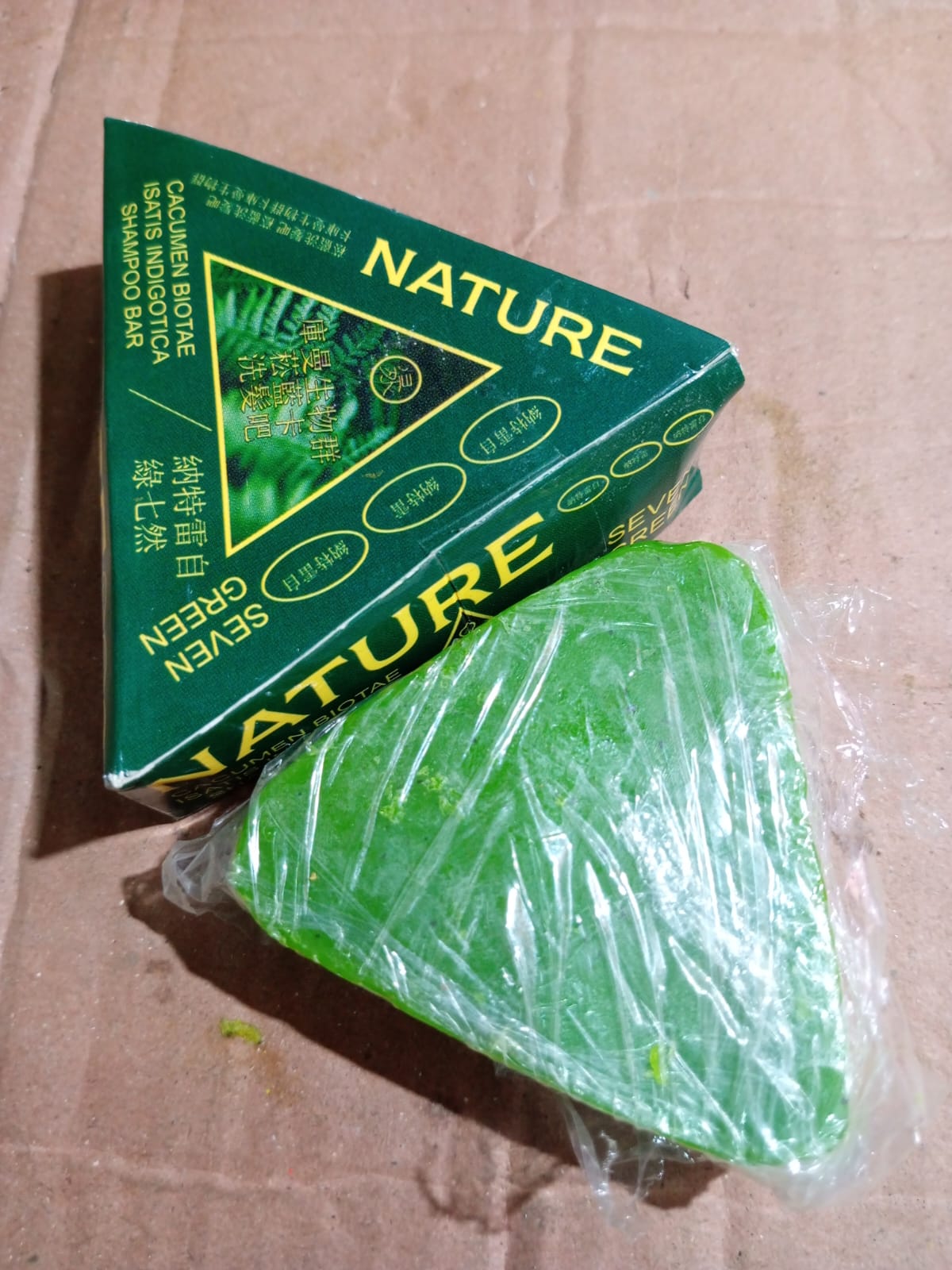 Nature Triangle Shampoo Bar | 50g | Calming &amp; Strengthens Hair