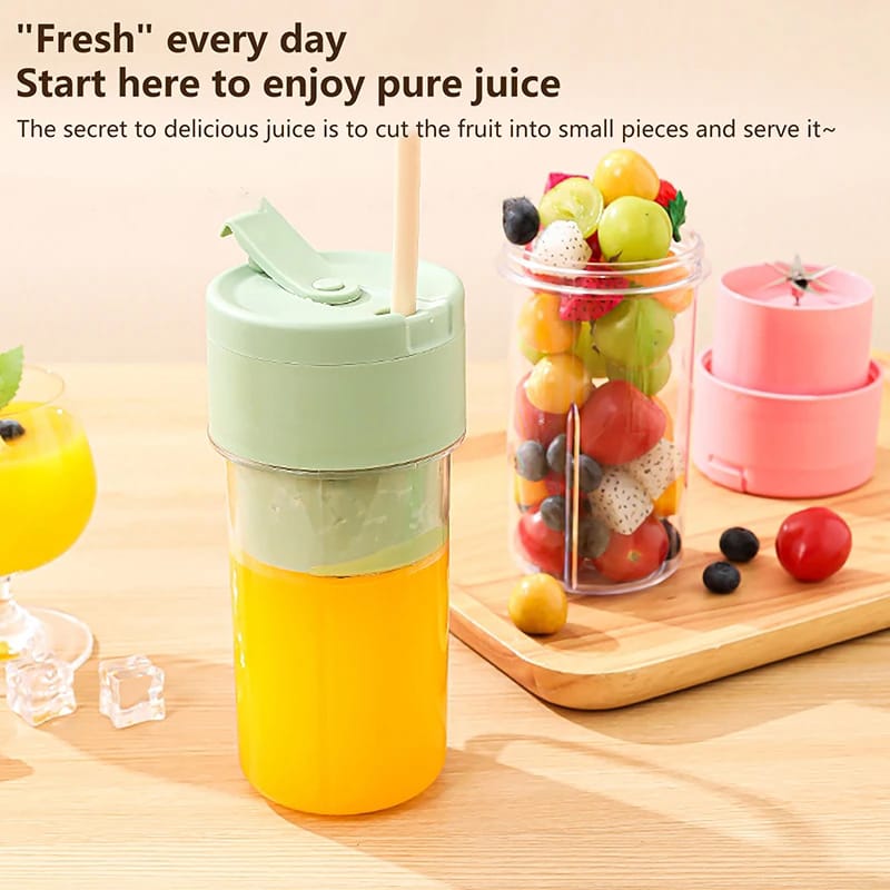 Portable Mini juicer Blender With Straw Cup