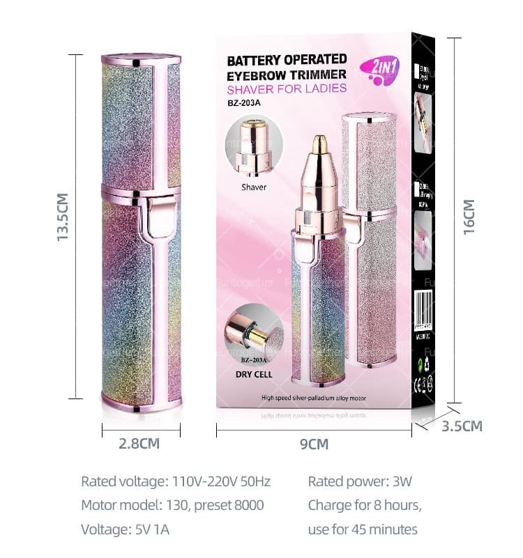 2-in-1 Electric Eyebrow Trimmer &amp; Shaver