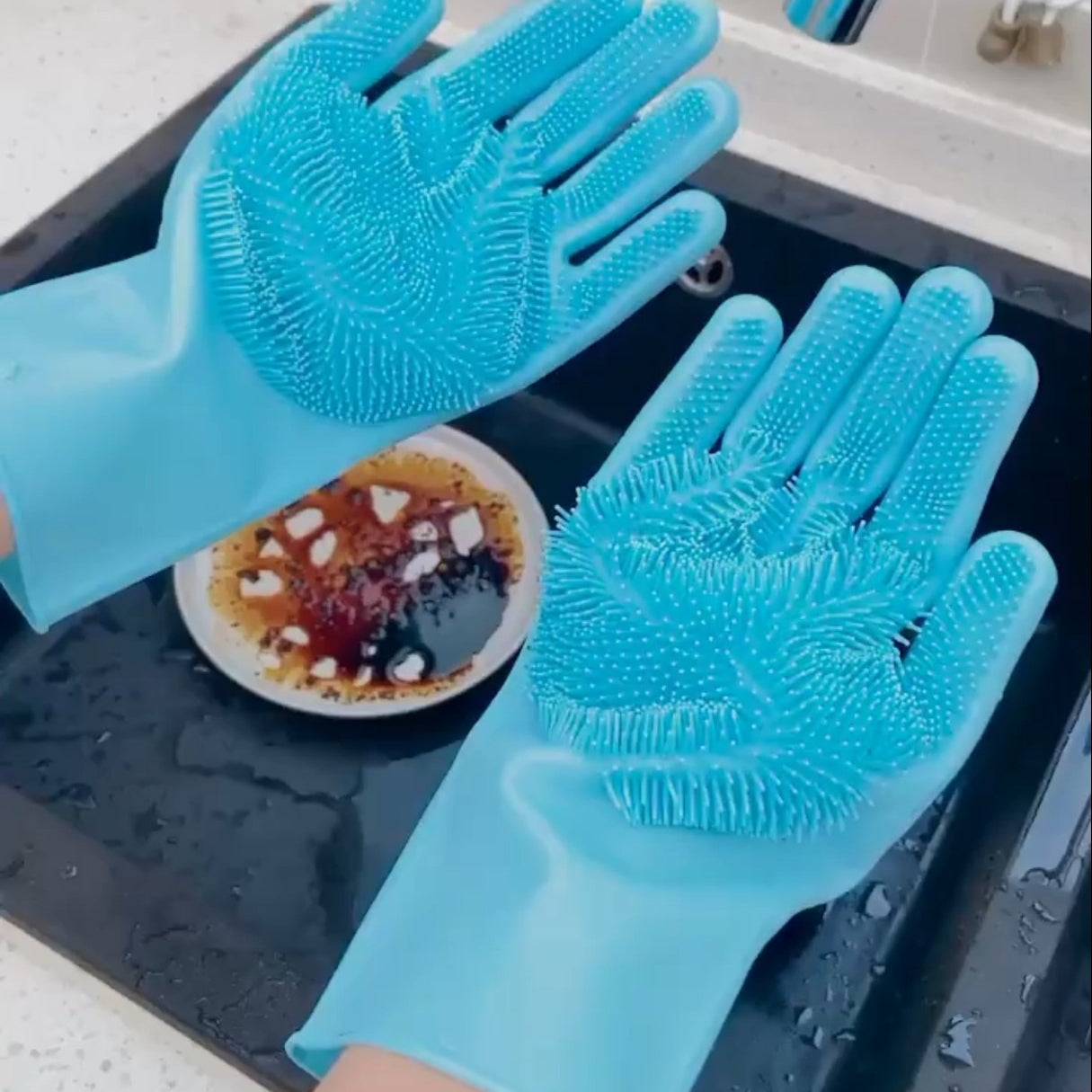 Silicone Dishwashing Gloves Durable Quality