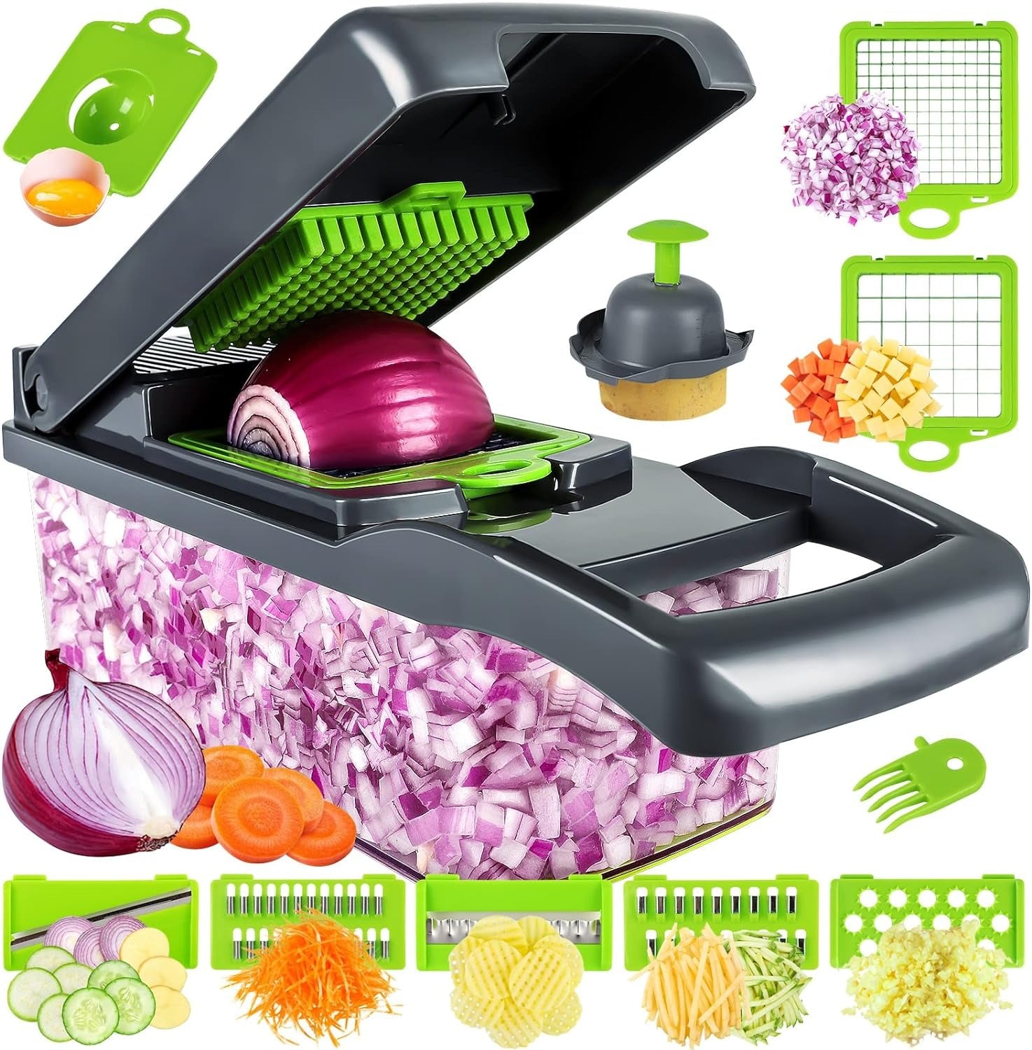 16-in-1 Multifunctional Vegetable Cutter &amp; Slicer